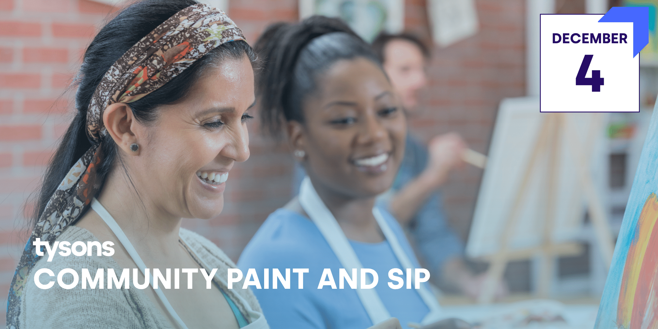 Tysons Teammates: Community Paint & Sip in Tysons!