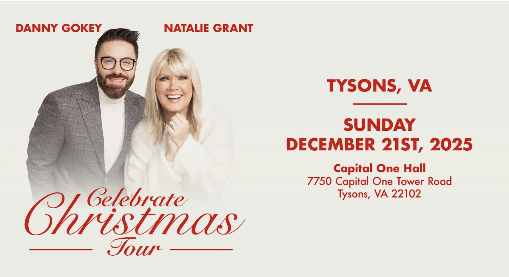 Natalie Grant And Danny Gokey: Celebrate Christmas Tour