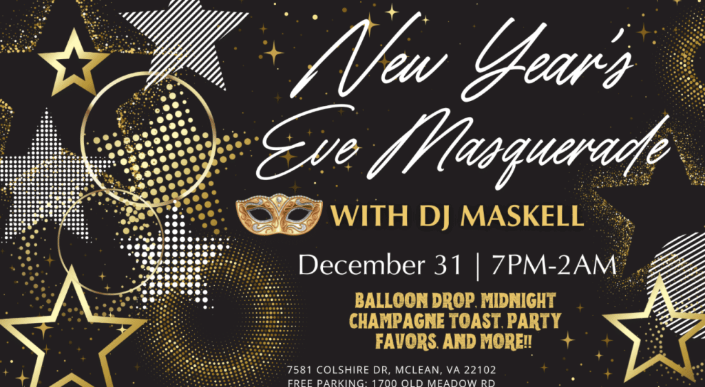 New Year’s Eve Masquerade Ball With DJ Maskell