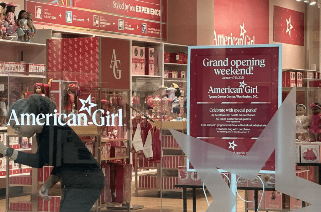 FFXnow: American Girl store set to reopen in Tysons this weekend