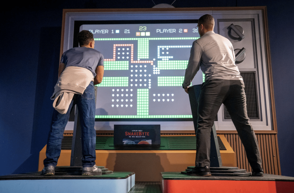 Washington Post: Bored of beer? At these bars, you can race cars, ride a bull or play ninja.