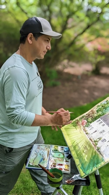 Watercolor for All Levels with Raj KC--6 session class