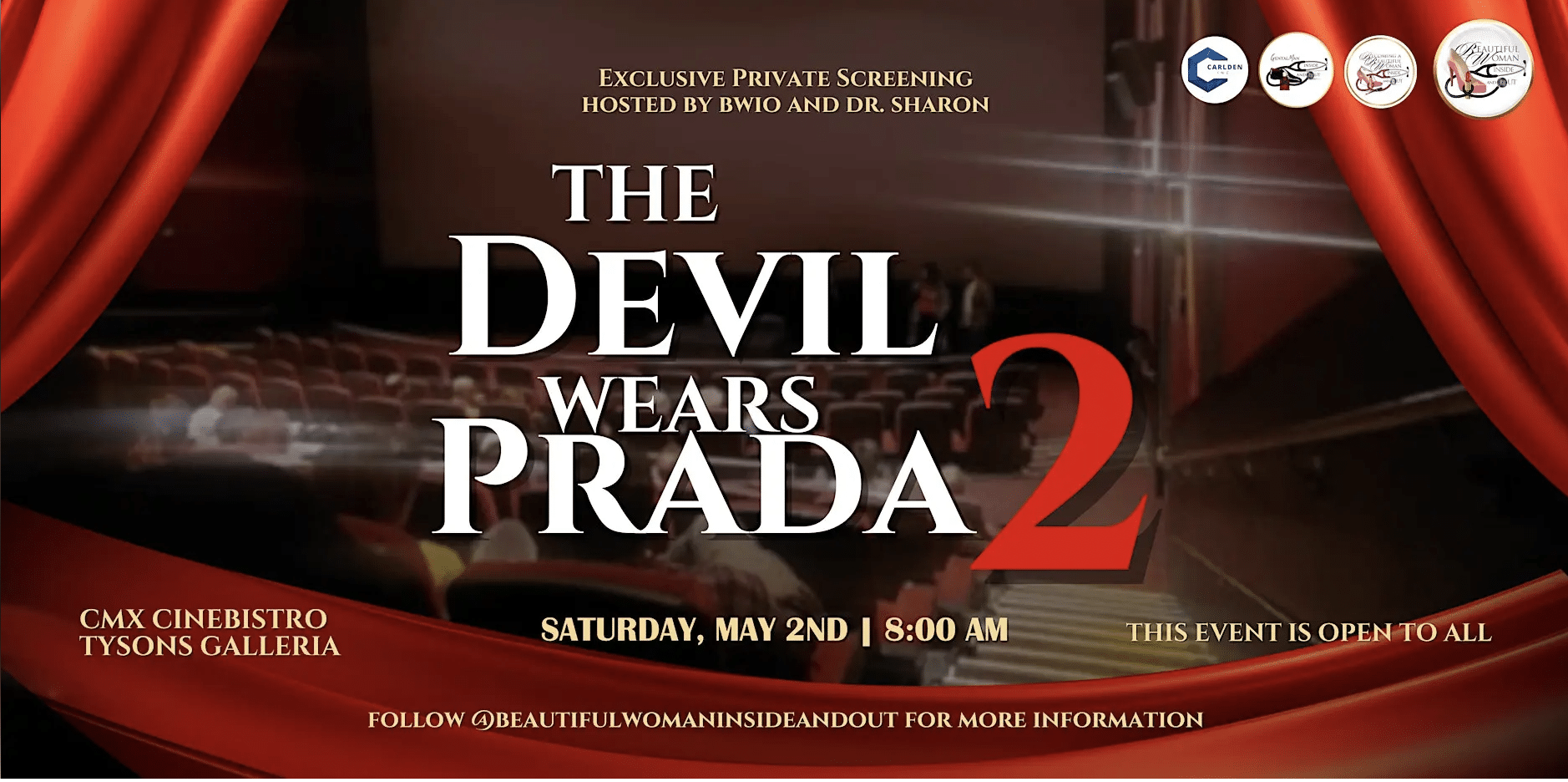 The Devil Wears Prada 2: Exclusive BWIO Private DMV Screening & Experience
