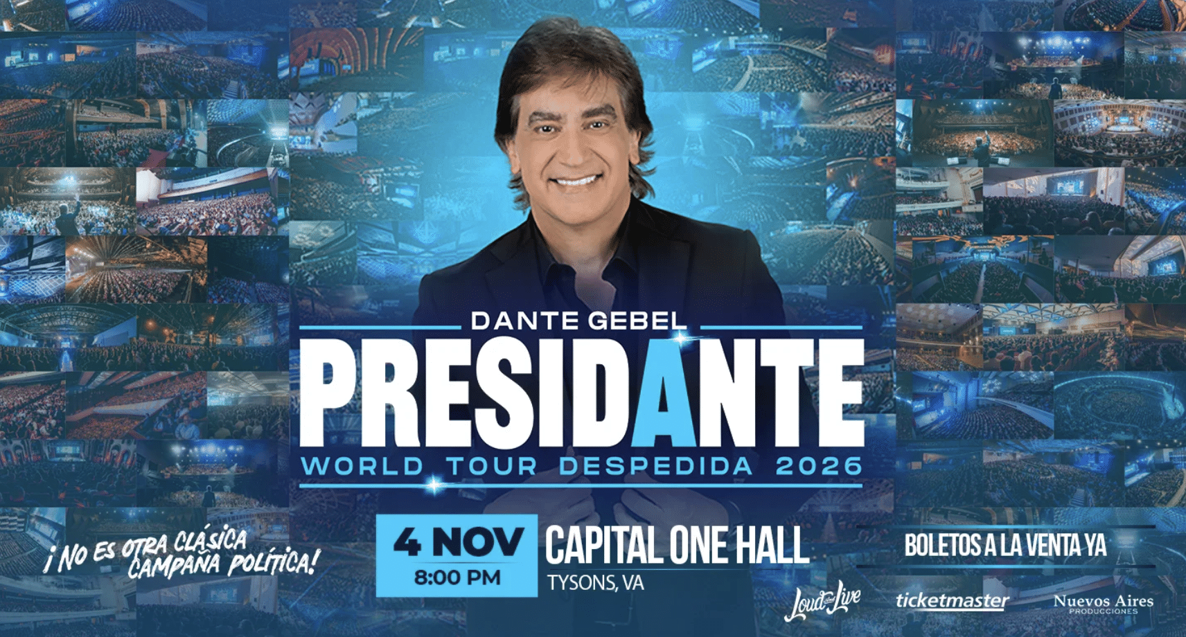 Dante Gebel World Tour Despedida 2026