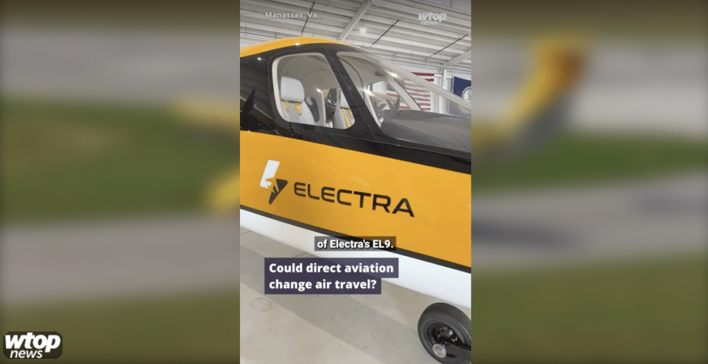 WTOP: Tysons to Manhattan without an airport? This plane could do it