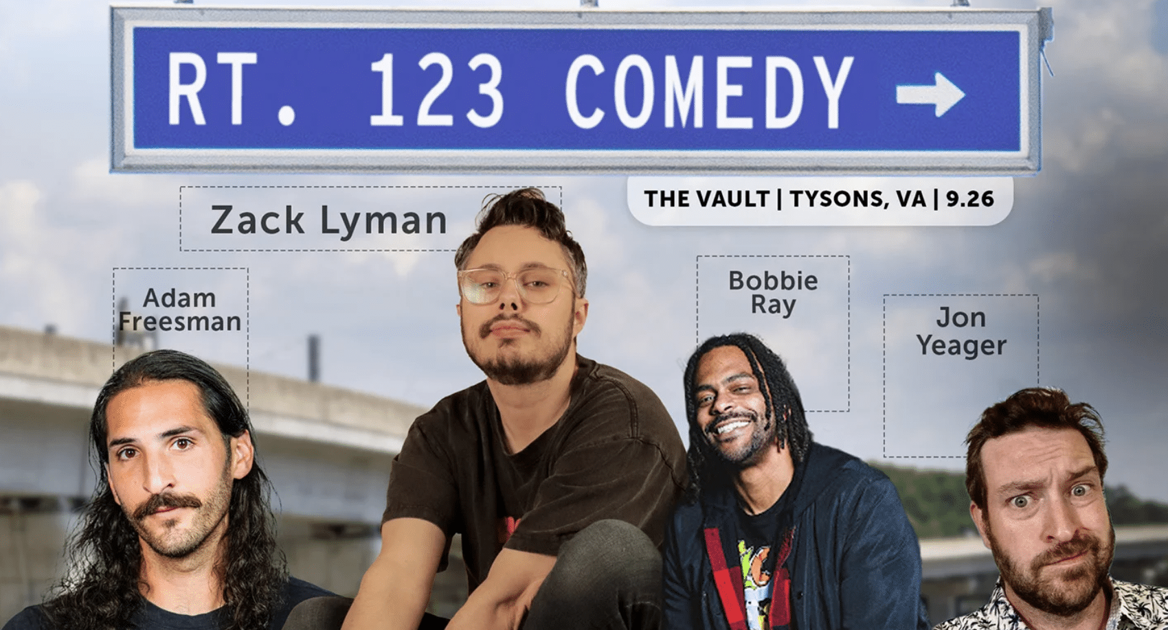 Rt 123. Comedy Featuring Zack Lyman
